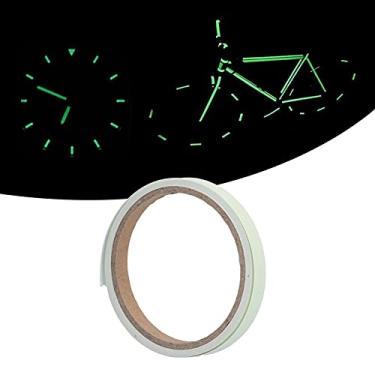 Imagem de Sinais de aviso, fita fluorescente adereços de sala de jogos altamente viscosos para sinais de segurança de emergência para sinais de saída