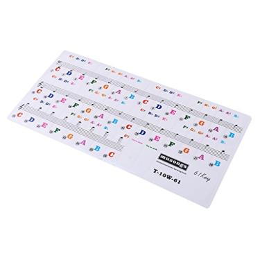 Adesivos De Musica Para Teclado De Piano, Adesivos Coloridos Removíveis  Para 37/ 49/ 61/ 88 Teclas Para Prática De Piano Infantil - AliExpress