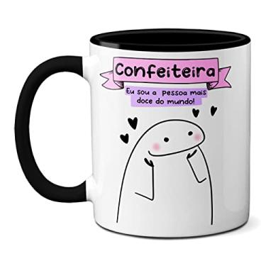 Imagem de Caneca Confeiteira Eu Sou A Pessoa Mais Doce Do Mundo Fofa (Preta)