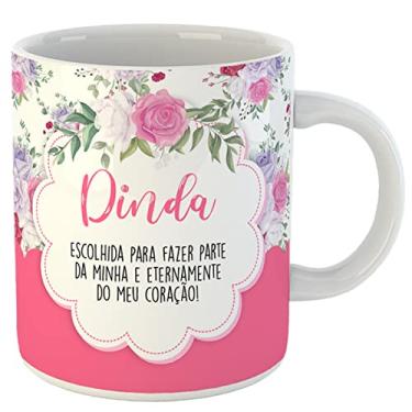 Imagem de Caneca dinda eternamente do meu coração presente madrinha