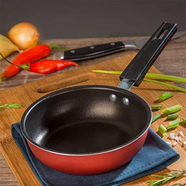 Imagem de Frigideira de Ovo Antiaderente Cereja e Preta nº13 Pequena