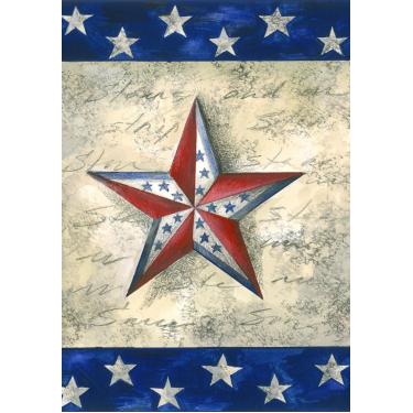 Imagem de Toland Home Garden Bandeira de jardim com estrelas em estrela 31 x 45 cm decorativa patriótica América EUA 4 de julho