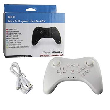Imagem de Controle Sem Fio Nintendo Wii U Pro Wireless Bluetooth Branco