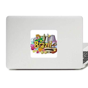 Imagem de Futebol Oscar Niemeyer Brasil Graffiti Decalque Vinil Paster Laptop Decoração PC