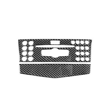 Imagem de UTOYA Adesivo de painel de controle central interior de fibra de carbono para carro Moldura decorativa, adequado para Mercedes-Benz W204 C classe 2007-2010