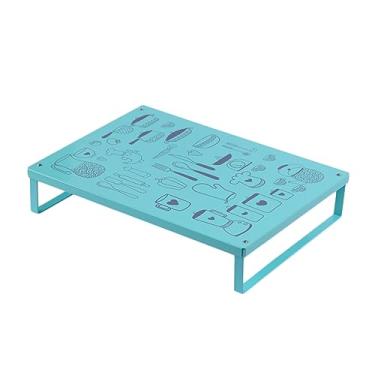 Imagem de Cabilock Prateleira De Armazenamento Suporte De Fogão Porta-Garrafa De Tempero Prateleira De Balcão De Exibição De Garrafa De Tempero Prateleira De Armazenamento De Microondas Prateleira