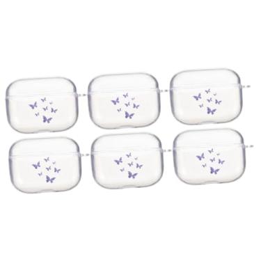 Imagem de OSALADI 6 Peças caixa de fone de ouvido case fone de ouvido case headphone case headset case para fone de ouvido Capa para fones de ouvido portátil capa protetora maleta tpu