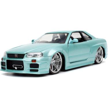 Imagem de Carro fundido sob pressão Nissan Skyline GT-R R34 Velozes e Furiosos (1:24)