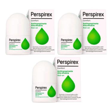Imagem de Kit 3 Caixas Desodorante Roll-on Perspirex Comfort 20ml Comfort