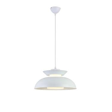 Imagem de Abajur de lâmpada suspensa de metal com parafuso E27, lustre de estilo industrial moderno, luminária pendente de teto embutida, sala de estar, quarto, varanda, luminárias de decoração/2150 (Color : W