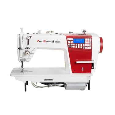 Imagem de Máquina Costura Industrial Reta Eletrônica 2 Motores SS1968X-H-DM-QI - Sun Special