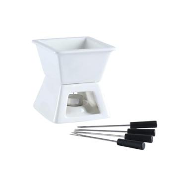 Imagem de Conjunto Fondue Quadrado 7 Peças Gante Carne Chocolate