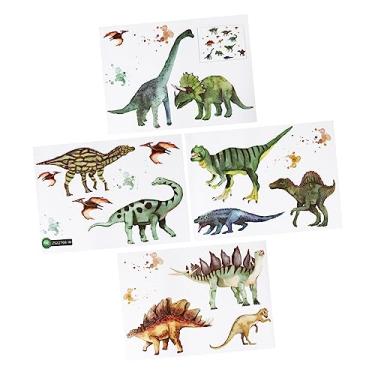 Imagem de HEMOTON 4 Pcs Adesivo de parede animal decalque de animais decalques de parede de fundo decoração adesivos adesivo pvc adesivo animal quarto infantil decorar mural