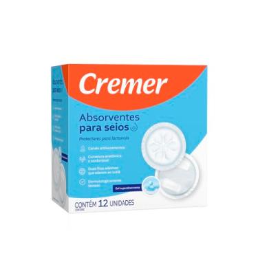 Imagem de ABSORVENTE EM GEL PROTETOR PARA SEIOS 12 UNIDADES CREMER