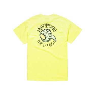 Imagem de Independent Camisetas masculinas Hawk Transmission S/S, Amarelo seguro, M