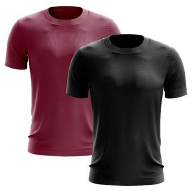 Imagem de Kit 2 Camiseta Masculina Manga Curta Dry Proteção Solar UV Térmica Academia Esporte Camisetas-Masculino