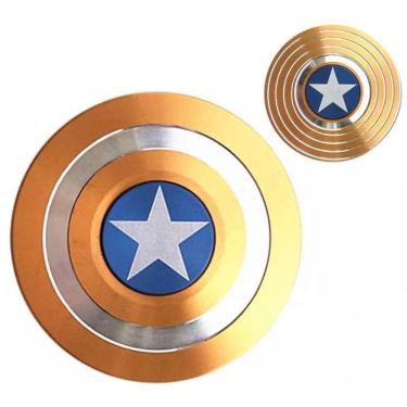 Imagem de Hand Spinner Capitão América Gold Shield