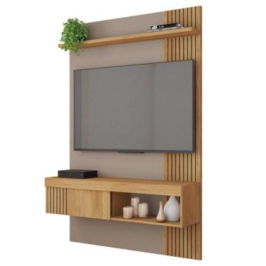 Imagem de Painel Para Tv 45 Pol Com Bancada Suspensa 120cm Jade Buriti Fendi Caemmun