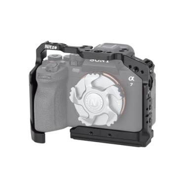 Imagem de Nitze Gaiola de Câmera para Sony a7R V / a7 IV / a7R IV / a7R III / a7 III / a7S III, Compatível com A Alça Unidade de Alça XLR - T-S13A