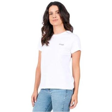 Imagem de Camiseta Aeropostale Toque de Seda Branca Feminina-Feminino