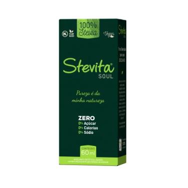 Imagem de Adoçante Líquido Soul Sem Glúten Sem Açúcar Vegano 60ml - Stevita