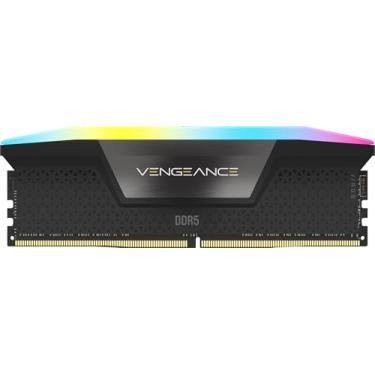 Imagem de CORSAIR Memória de computador Vengeance RGB DDR5 RAM 16GB (1x16GB) 5200MHz CL40 Intel XMP iCUE compatível - Preto (CMH16GX5M1B5200C40)