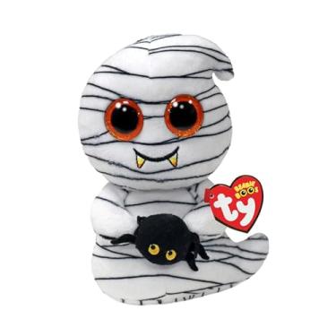 Imagem de Ty Beanie Boo OOOOKY Fantasma Branco - Brinquedo de Pelúcia 6 Polegadas