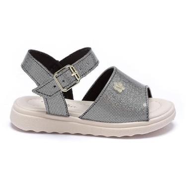 Imagem de Sandália Infantil Menina Tininha Avarca Feminina Glitter Moda Casual (Preto, BR, Criança de 1 a 3 anos, Numérico, 22)