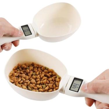 Imagem de Colher Medidora Digital com Balança Integrada LCD 800g Alta Precisão 0.1g para Ração Pet Cozinha Alimentos Dieta Ervas Café Líquidos e Sólidos Portátil com Função Tara
