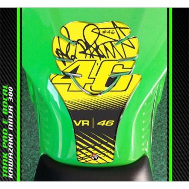 Imagem de Tankpad E Bocal Kawazaki Ninja 300 - Resitank