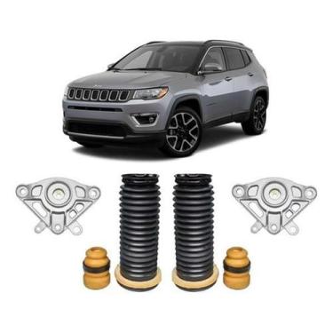 Imagem de 2 Kit Do Amortecedor Traseiro Jeep Compass 2018 2019 2020 - Qualykits