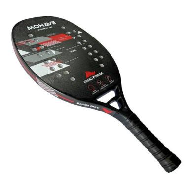 Imagem de Raquete Beach Tennis Mohave Red Carbono 3K - Rinoforce, Beach tennis