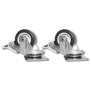 Imagem de Rodízio 412 BP com Placa Giratória Com Trava para 65Kg - Schioppa