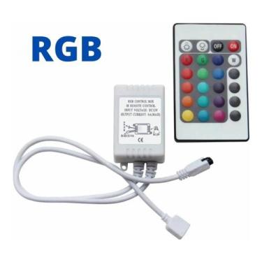 Imagem de 01 Kit Controle Controlador Para Fita Led Rgb 3528 E 5050