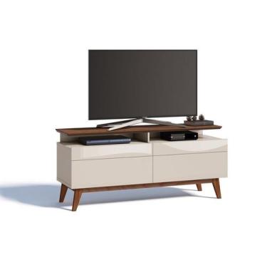 Imagem de Rack Imcal Classic Mais 1.4 para TV até 49 " Off White/Freijó