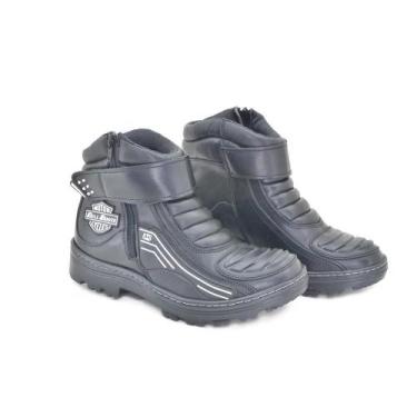 Imagem de Bota Motociclista Couro Masculina Biqueira Protetora - Bell Boots, Pre