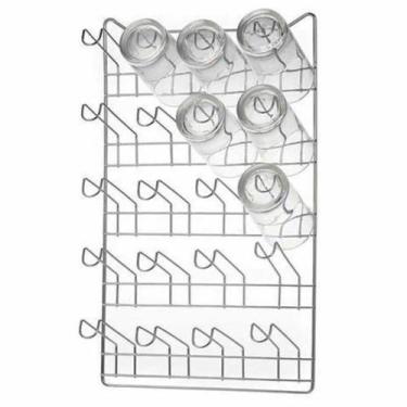 Imagem de Suporte para 20 Copos Escorredor de Parede Arthi 1113