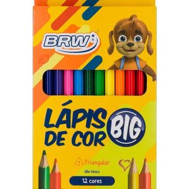 Imagem de Lápis de cor Big corpo triangular 12 cores Marca BRW