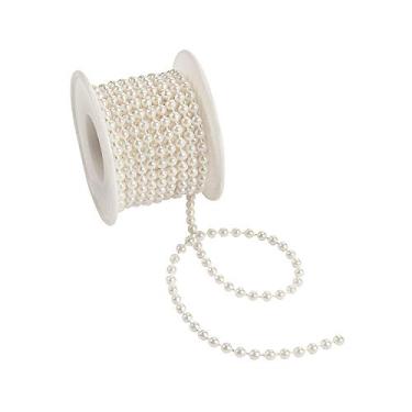 Imagem de Fun Express - Carretel branco de pérolas para casamento – Suprimentos de artesanato – Acessórios de artesanato em massa – Acessórios diversos para artesanato – Casamento – 1 peça