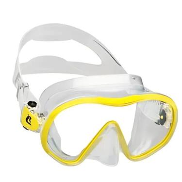 Imagem de Máscara De Mergulho Cressi F-dual, Amarelo