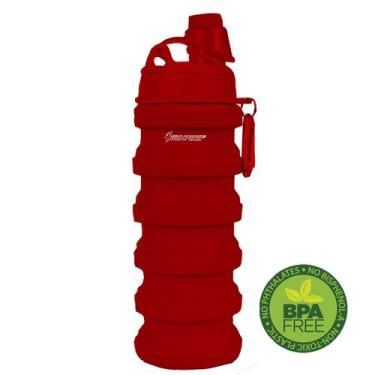 Imagem de Garrafa Silicone Gold Sports Walk Retrátil Dobrável Portátil 500ml -BP