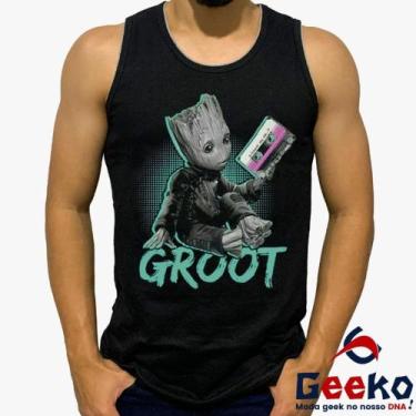 Imagem de Regata Groot 100% Algodão Guardiões da Galáxia  Guardians Of The Galax