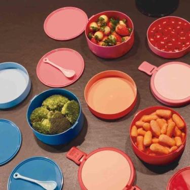 Imagem de Pote Marmita Organizadora Dupla Marmita Escolar Fit Lunch Box C/2 Divi