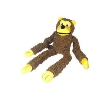 Imagem de Brinquedo Macaco Marrom Premium Pelucia Para Cachorro - Napi