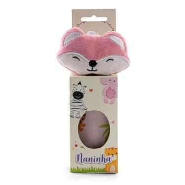 Imagem de Paninho Naninha Bichinho Porta Chupeta Bebe Pelúcia - Lalu enxovais, R