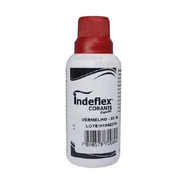 Imagem de Bisnaga de Tinta Corante Indeflex Várias Cores 50 ML Parede, Vermelho