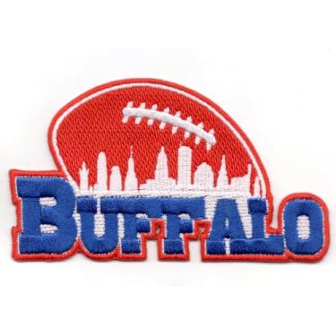 Imagem de MJshop29 Fã de Rugby City of Buffalo time favorito dos fãs de futebol americano, adesivos para roupas, mochilas, jeans, remendo de motocicleta, costurado, jaquetas personalizadas, chapéus, bolsas