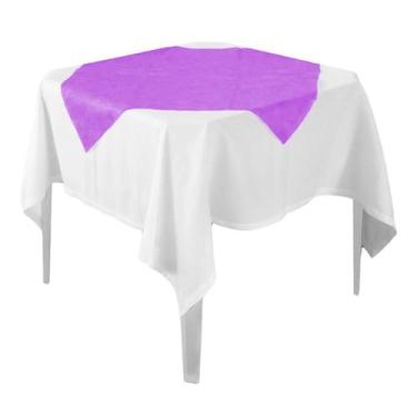 Imagem de Toalha de Mesa Liso Tons Variados Tnt 70cm x 70cm - 5 Unidades - Extra