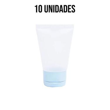 Imagem de Bisnaga para Álcool Gel 30ml - 10 Unidades - Extra Festas, Azul claro