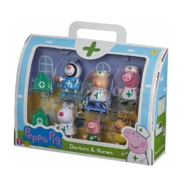 Imagem de Brinquedo Figuras Peppa Pig Medicos E Enfermeiros Sunny 2320